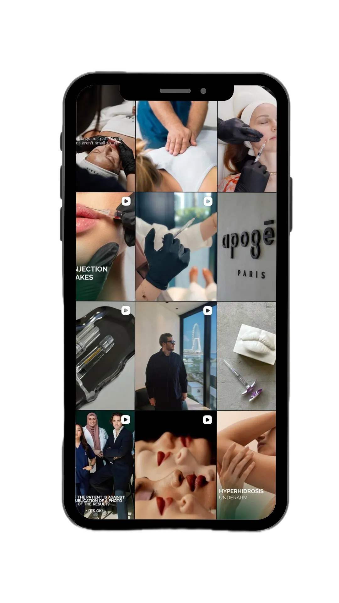 Apogee Instagram feed grid