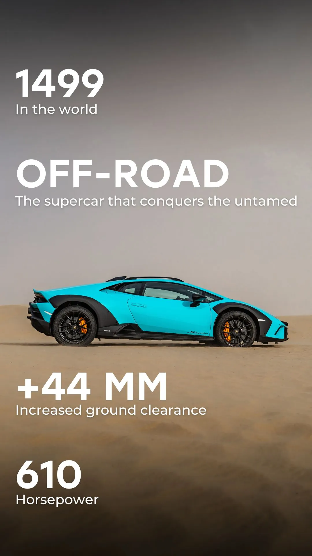 Story: Lamborghini Huracán Sterrato off-road